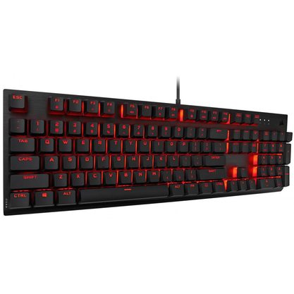 Игровая клавиатура Corsair K60 Pro Red Led (Cherry Viola) (черный)