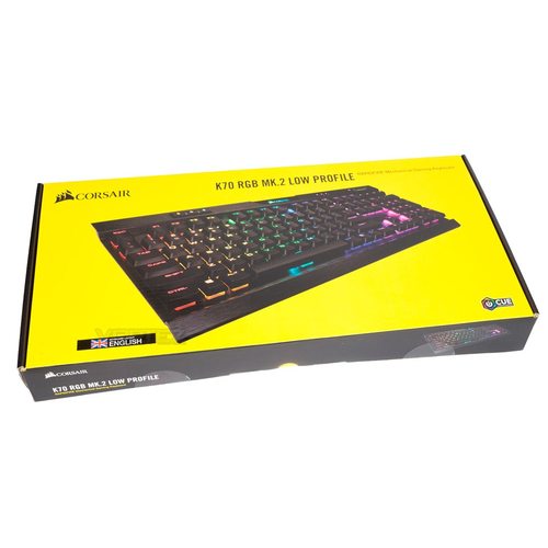 Игровая клавиатура Corsair K70 RGB MK.2 Low Profile (Cherry MX Red)