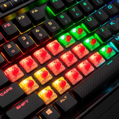 Игровая клавиатура Corsair K70 RGB MK.2 Low Profile (Cherry MX Red)