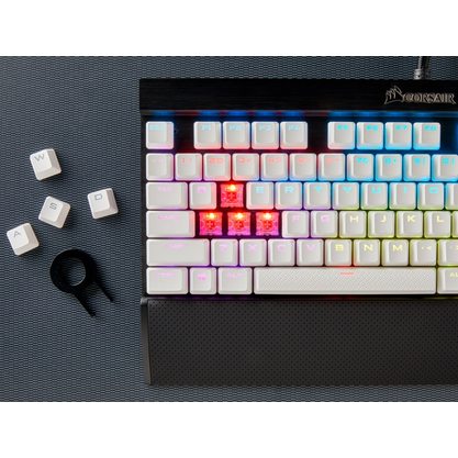Колпачки на клавиатуру Набор кейкапов Corsair Gaming PBT White