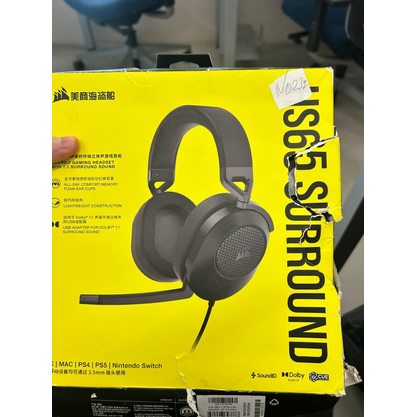 Уцененный товар Corsair HS65 Surround (черный) (уценка)