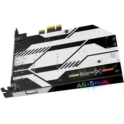 Звуковая карта (аудиоинтерфейс) Creative Sound BlasterX AE-5 Plus (белый)