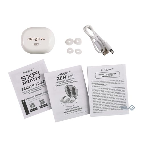 Беспроводные наушники Creative Zen Air Pro TWS (белый)