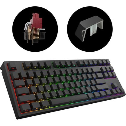 Игровая клавиатура Дарк Проджект KD87A Optical Gateron Red