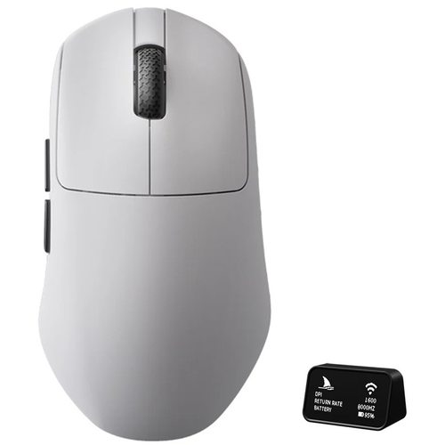Игровая мышка Darmoshark N7 MAX Tiger Shark (белый)