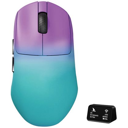 Игровая мышка Darmoshark N7 MAX Tiger Shark (фиолетовый/зеленый)