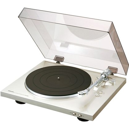 Виниловый проигрыватель Denon DP-300F (серебристый)