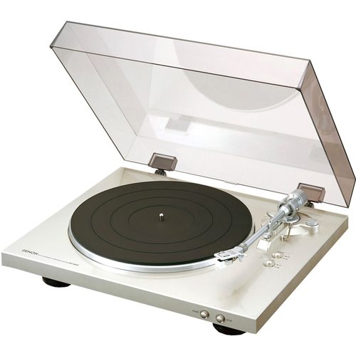 Виниловый проигрыватель Denon DP-300F (серебристый)