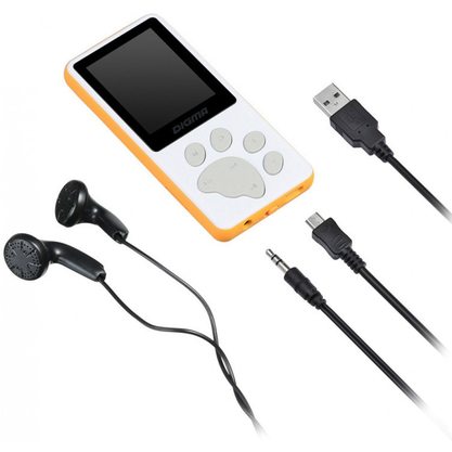 Плеер Digma S4 (белый/оранжевый)