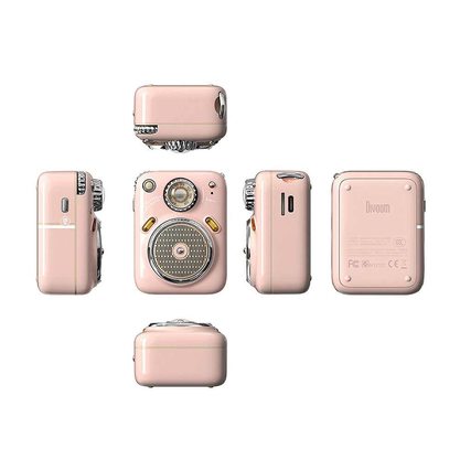 Портативная колонка Divoom Beetles (розовый)