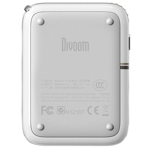 Портативная колонка Divoom Beetles (белый)