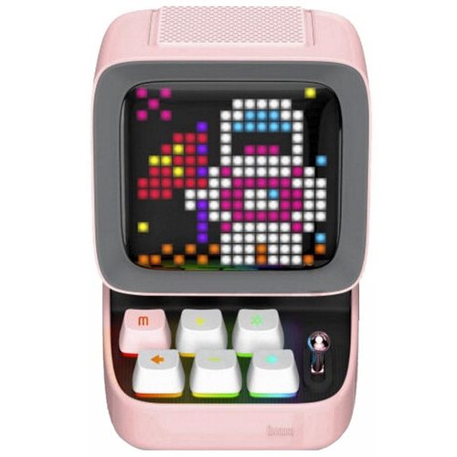 Портативная колонка Divoom Ditoo Plus (розовый)