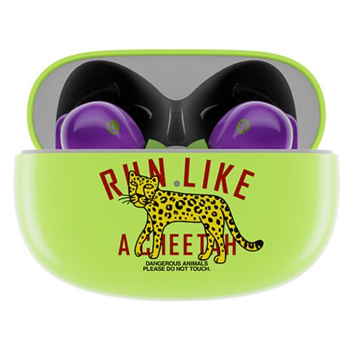 Беспроводные наушники Edifier D-Pods (фиолетовый/салатовый)