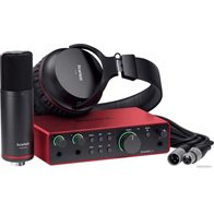 Focusrite Scarlett 2i2 Studio (4rd gen) Студийный комплект (Scarlett 2i2, наушники SH-450, микрофон CM25 MkIII, ПО, микрофонный кабель)
