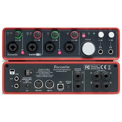 Звуковая карта (аудиоинтерфейс) Focusrite Scarlett 18i8