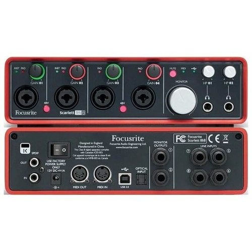 Звуковая карта (аудиоинтерфейс) Focusrite Scarlett 18i8