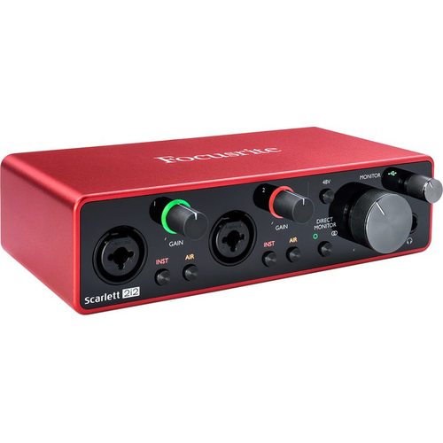 Звуковая карта (аудиоинтерфейс) Focusrite Scarlett 2i2 Studio (3rd gen)