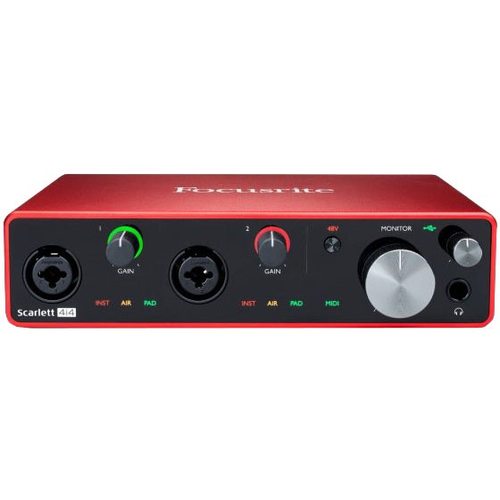 Звуковая карта (аудиоинтерфейс) Focusrite Scarlett 4i4 (3rd gen)