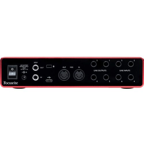 Звуковая карта (аудиоинтерфейс) Focusrite Scarlett 8i6 (3rd gen)