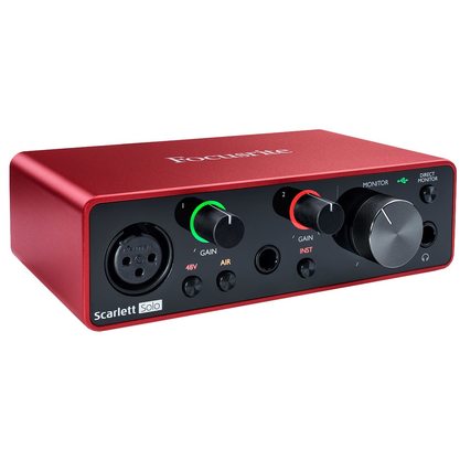 Звуковая карта (аудиоинтерфейс) Focusrite Scarlett Solo (3rd gen)