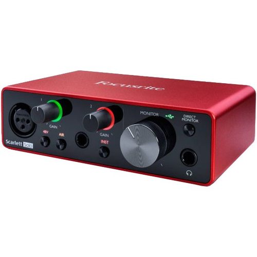 Звуковая карта (аудиоинтерфейс) Focusrite Scarlett Solo (3rd gen)