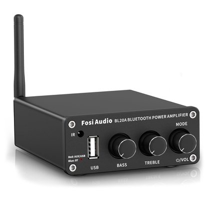 Стационарный усилитель и ЦАП Fosi Audio BL20A-B