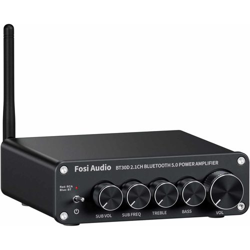 Стационарный усилитель и ЦАП Fosi Audio BT30D