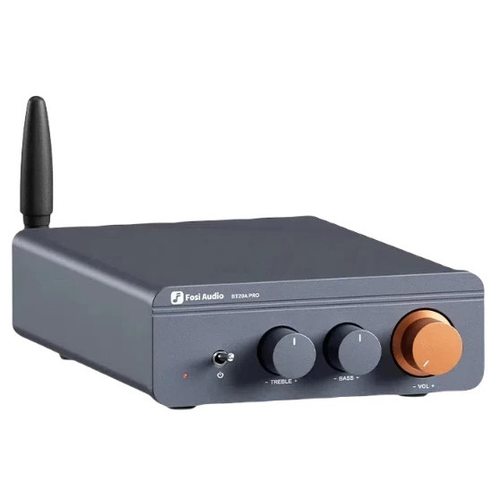 Портативный усилитель и ЦАП Fosi Audio BT20A Pro (48V/5A) (серый)