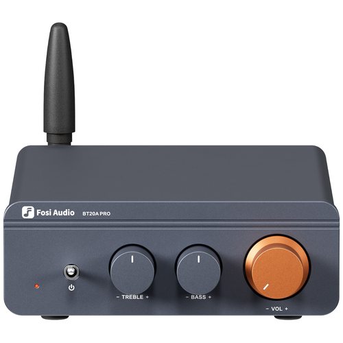 Портативный усилитель и ЦАП Fosi Audio BT20A Pro (32V/5A) (синий)