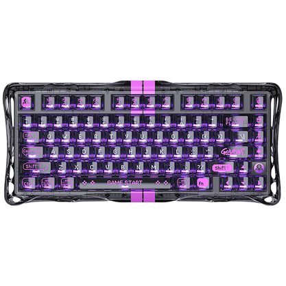 Игровая клавиатура Gravastar Mercury V75 Lite Transparent Black
