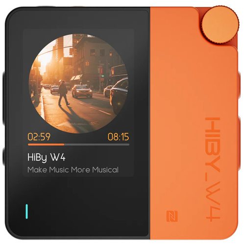 Портативный усилитель и ЦАП Hiby W4 + MagSafe (оранжевый)