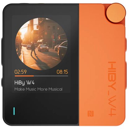 Портативный усилитель и ЦАП Hiby W4 (оранжевый)