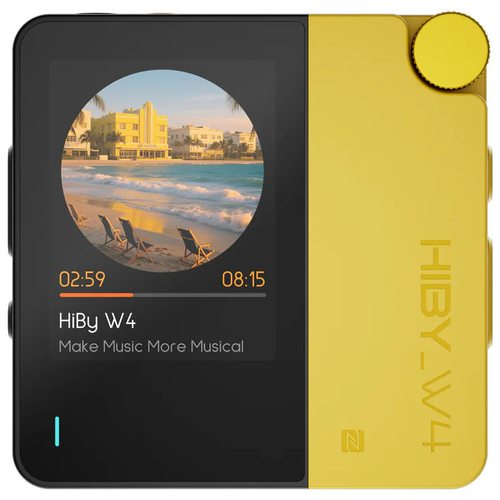 Портативный усилитель и ЦАП Hiby W4 + MagSafe (желтый)
