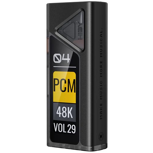 Портативный усилитель и ЦАП Hiby FC4 USB (с дисплеем) (черный)