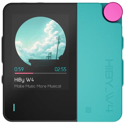 Портативный усилитель и ЦАП Hiby W4 (синий)
