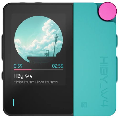Портативный усилитель и ЦАП Hiby W4 (синий)