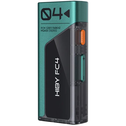 Портативный усилитель и ЦАП Hiby FC4 USB (с дисплеем) (зеленый)