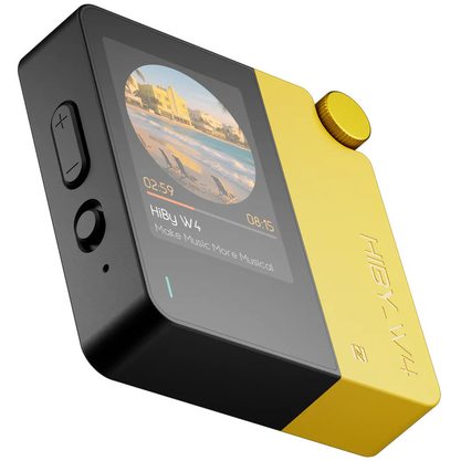 Портативный усилитель и ЦАП Hiby W4 (желтый)