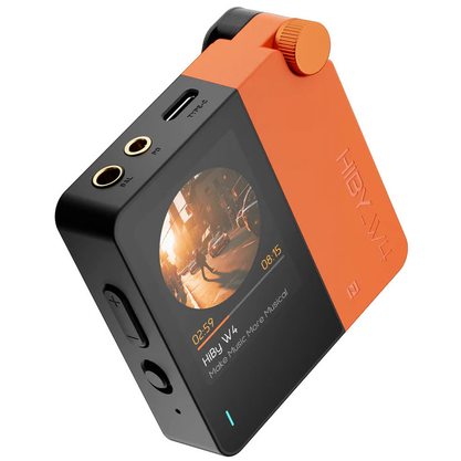 Портативный усилитель и ЦАП Hiby W4 (оранжевый)