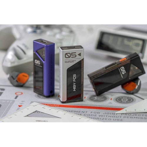 Портативный усилитель и ЦАП HIBY FC5 (с экраном) (серебристый)