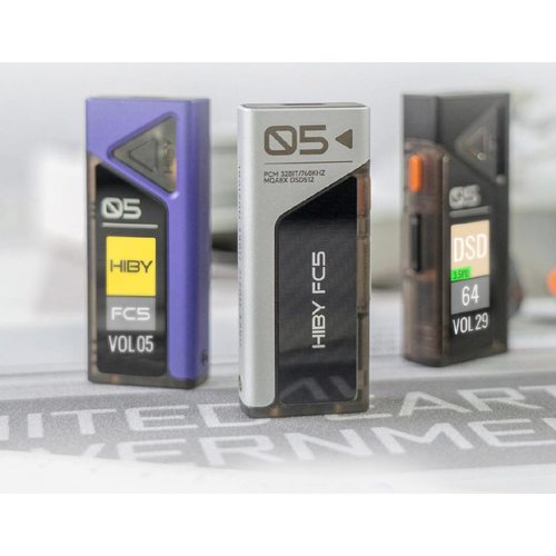 Портативный усилитель и ЦАП HIBY FC5 (с экраном) (фиолетовый)