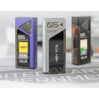 Портативный усилитель и ЦАП HIBY FC5 (с экраном) (черный)