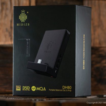 Портативный усилитель и ЦАП Hidizs DH80 (черный)