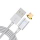 HOCO U16 Magnetic USB - Type-C (серебристый)