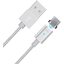HOCO U16 Magnetic USB - Micro-USB (серебристый)