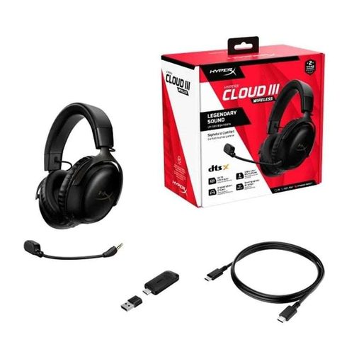 Игровые наушники HyperX Cloud III Wireless (черный)