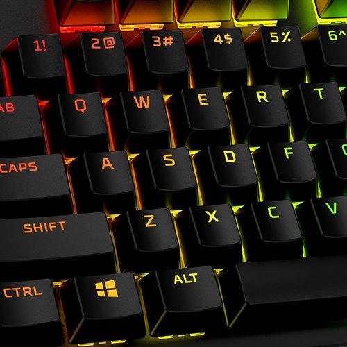 HyperX PBT Keycaps double shot (черный)