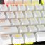 Колпачки на клавиатуру Набор кейкапов HyperX PBT Keycaps double shot (белый)