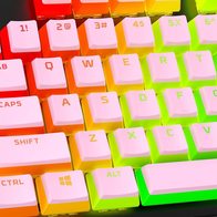 Набор кейкапов HyperX Pudding PBT Keycaps double shot (розовый)