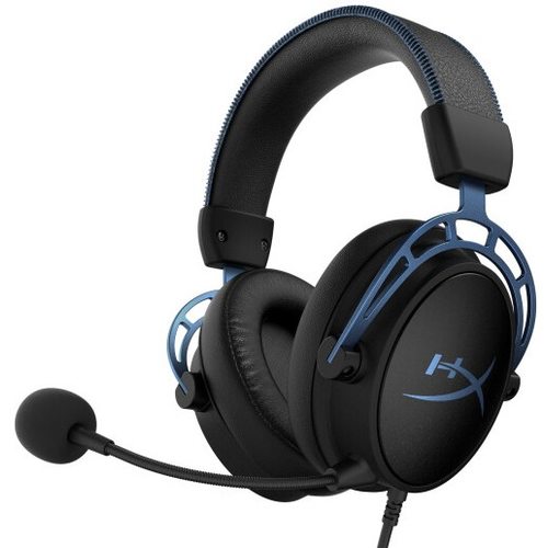 Игровые наушники HyperX Cloud Alpha S (черный/синий)
